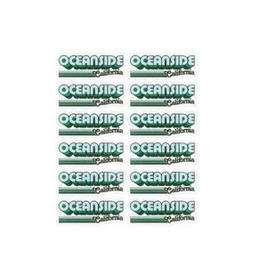 OCEANSIDE CALIFORNIA LAMINATED VINYL STICKERS #153